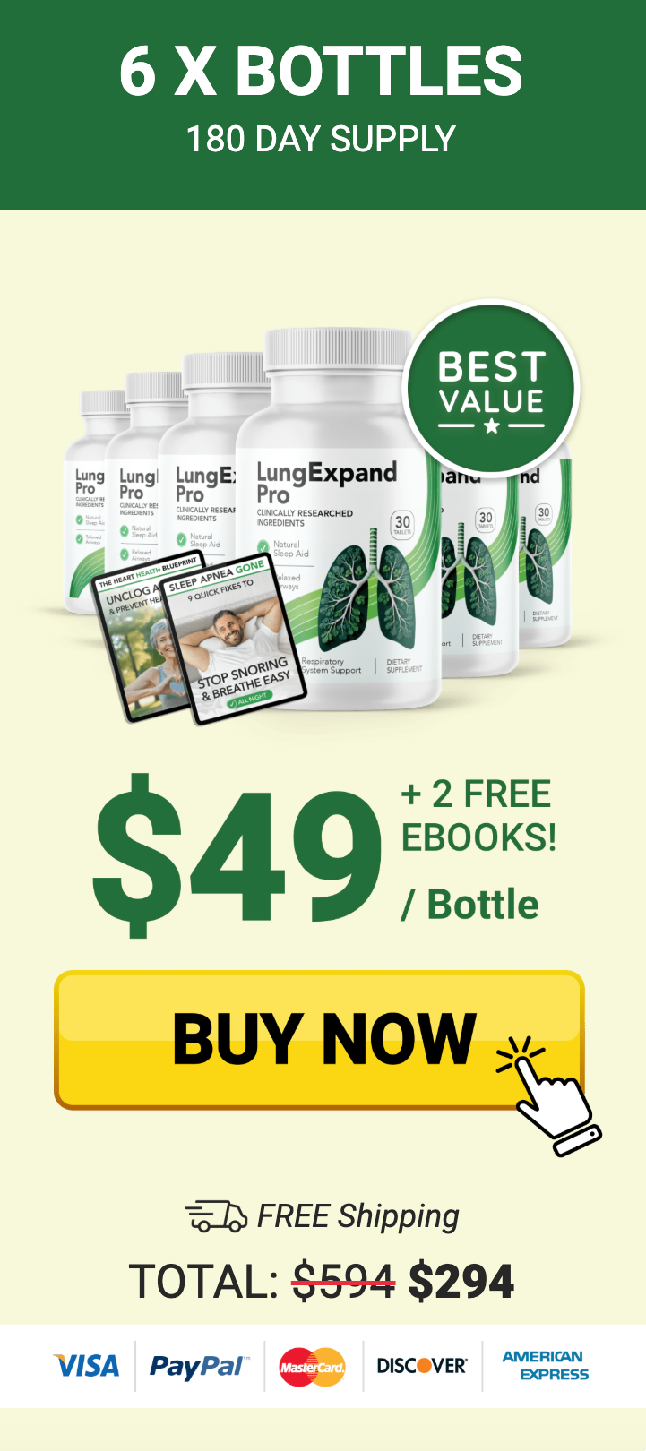 Bio Melt Pro LungExpand Pro Buy 6 Bottles